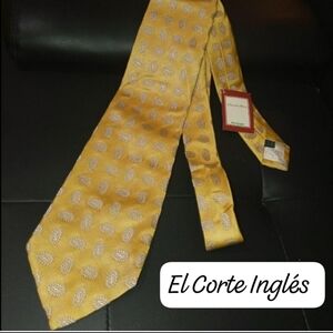 EL CORTE INGLES SILK TIE EMIDIO TUCCI DESIGNER.  CORBATA DE SEDA EL CORTE INGLES
